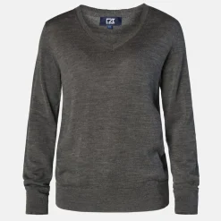 Cutter & Buck Vernon V-Neck Merino Grå Antracite (955) Hot
