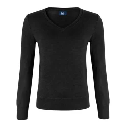 Cutter & Buck Vernon V-Neck Merino Svart Svart (99)