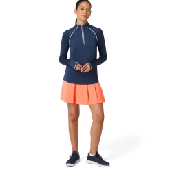 Original Penguin Veronica 1/4 Zip Blå Navy (417 BlackIris) Clearance