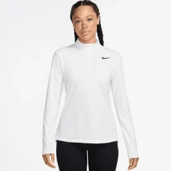 Nike Victory W Dri-Fit Uv 1/2 Vit White-Black Outlet