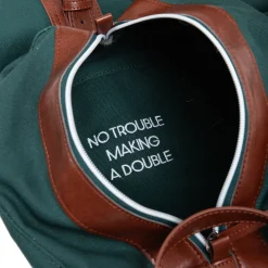 Bogeys & Birdies Vintage Sunday Carry Bag Grön Vit Grön/Vit Sale