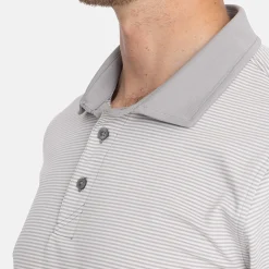 Cutter & Buck Virtue Polo Stripes Silver Silver (94) Hot