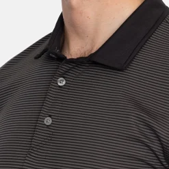 Cutter & Buck Virtue Polo Stripes Svart Svart (99) Discount