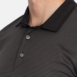 Cutter & Buck Virtue Polo Stripes Svart Svart (99) Discount