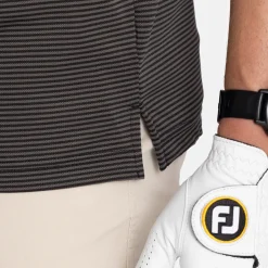 Cutter & Buck Virtue Polo Stripes Svart Svart (99) Discount