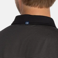 Cutter & Buck Virtue Polo Stripes Svart Svart (99) Discount