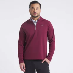 Puma Waffle Fleece ¼ Zip Ruby-Shimmer New