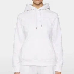 J.Lindeberg W Alpha Hood Vit White Hot
