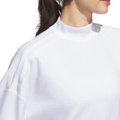 Adidas W Beyond Spacer Mock Layer Sweatshirt Vit White Discount