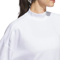 Adidas W Beyond Spacer Mock Layer Sweatshirt Vit White Discount