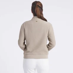 Puma W Boulder 1/2 Snap Pullover Ice-Coffee Clearance