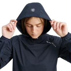 Abacus W Bounce Waterproof Hoodie Blå 300-Navy Outlet