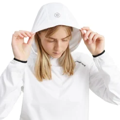 Abacus W Bounce Waterproof Hoodie Vit 100-White Discount