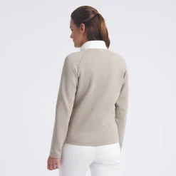 Puma W Cloudspun Fleece Hybrid Warm-White-Ice-Coffee