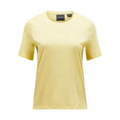 Peak Performance W Explore Logo Tee Mellow-Yellow Online