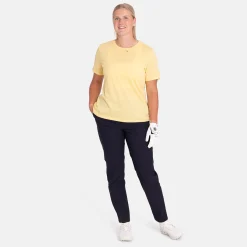 Peak Performance W Explore Logo Tee Mellow-Yellow Online