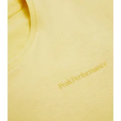 Peak Performance W Explore Logo Tee Mellow-Yellow Online