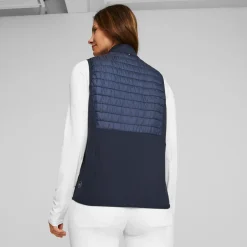 Puma W Frost Quilted Vest Navy-Blazer