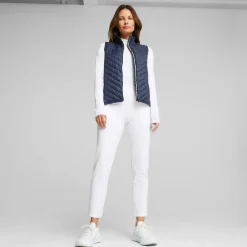 Puma W Frost Quilted Vest Navy-Blazer