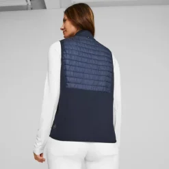 Puma W Frost Quilted Vest Navy-Blazer