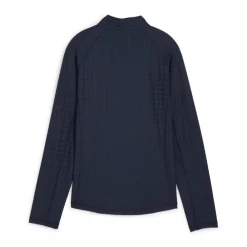 Puma W Houndstooth 1/4 Zip Deep-Navy Hot