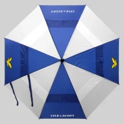 Lyle & Scott Wind Proof Umbrella White-Blue Best