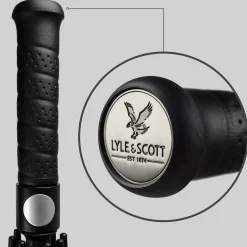 Lyle & Scott Wind Proof Umbrella Svart Black Clearance
