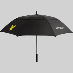Lyle & Scott Wind Proof Umbrella Svart Black Clearance
