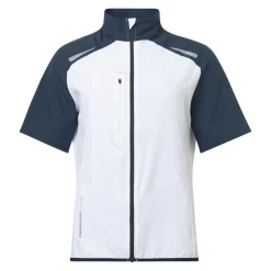 Abacus W Lanark Stretch Windshirt Vit 193-White-Navy Online