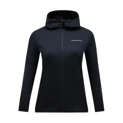 Peak Performance W Light Zip Hood Svart Black Clearance