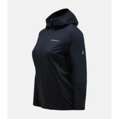 Peak Performance W Light Zip Hood Svart Black Clearance