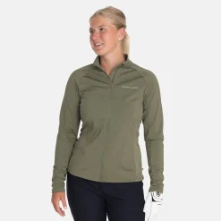 Bogeys & Birdies W Mid Layer Full-Zip 2.0 Leaf Clover Green Discount