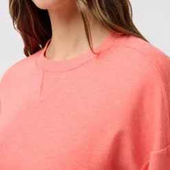 Travis Mathew Wmns Cloud Terry Crew Heather-Porcelain-Ro Online