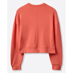 Travis Mathew Wmns Cloud Terry Crew Heather-Porcelain-Ro Online