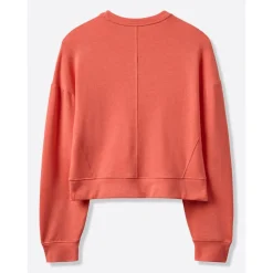 Travis Mathew Wmns Cloud Terry Crew Heather-Porcelain-Ro Online