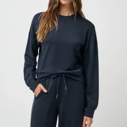 Travis Mathew Wmns Cloud Terry Crew Navy-Blazer Online