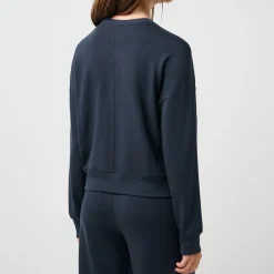 Travis Mathew Wmns Cloud Terry Crew Navy-Blazer Online