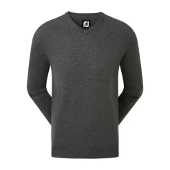 FootJoy Wool Blend V-Neck Grå Grå (Heather Char) Clearance