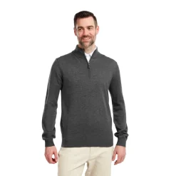 FootJoy Wool Blend 1/2 Zip Grå Grå (Heather Char) Outlet