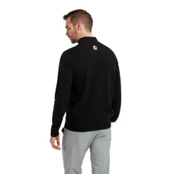 FootJoy Wool Blend 1/2 Zip Svart Outlet