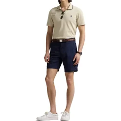 Ralph Lauren Woven Straight Shorts Fthrwght Cypress Refined Navy Outlet