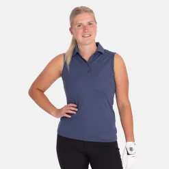 Abacus W Prestwick Recycled Sleeveless 311-Steelblue Outlet