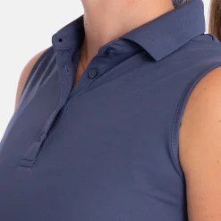 Abacus W Prestwick Recycled Sleeveless 311-Steelblue Outlet