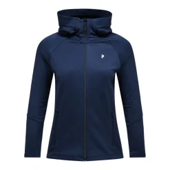 Peak Performance W Rider Essentials Zip Hood Blue Shadow-Blue Shadow- Clearance