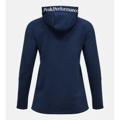 Peak Performance W Rider Essentials Zip Hood Blue Shadow-Blue Shadow- Clearance