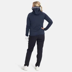Peak Performance W Rider Essentials Zip Hood Blue Shadow-Blue Shadow- Clearance