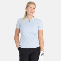 Bogeys & Birdies W Tech Blade V-Neck Tee 2.0 Chambray Blue Online
