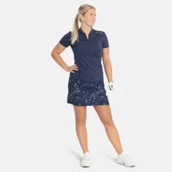 Bogeys & Birdies W Tech Blade V-Neck Tee 2.0 Blå Navy Clearance