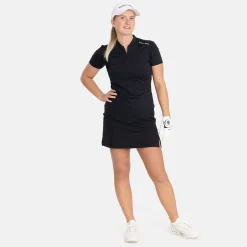 Bogeys & Birdies W Tech Blade V-Neck Tee 2.0 Svart Black