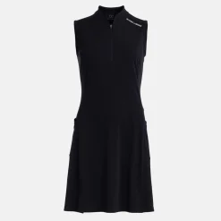 Bogeys & Birdies W Tech Dress Zip Collar Svart Black Clearance